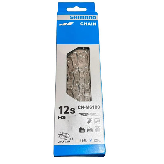 Cadena Shimano 12V. CN-M6100, Deore 126L