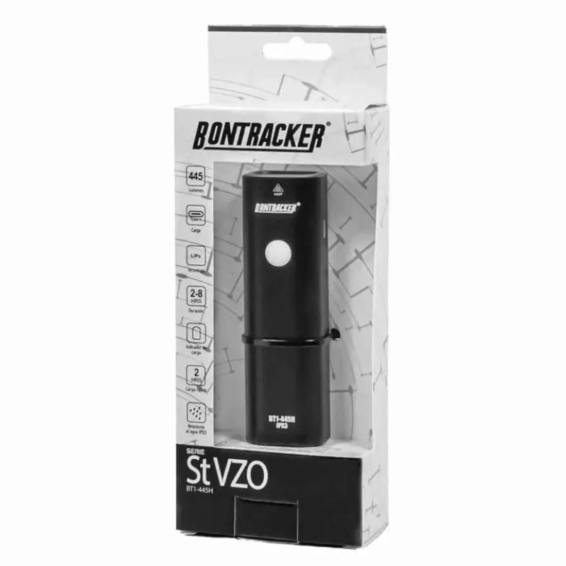 Foco Delantero Recargable BonTracker 445H StVZO