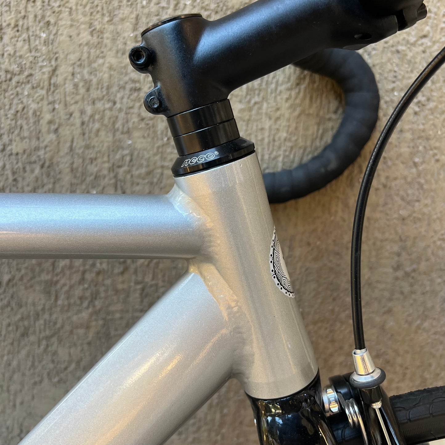 Bicicleta Urbana Aluminio Plateada