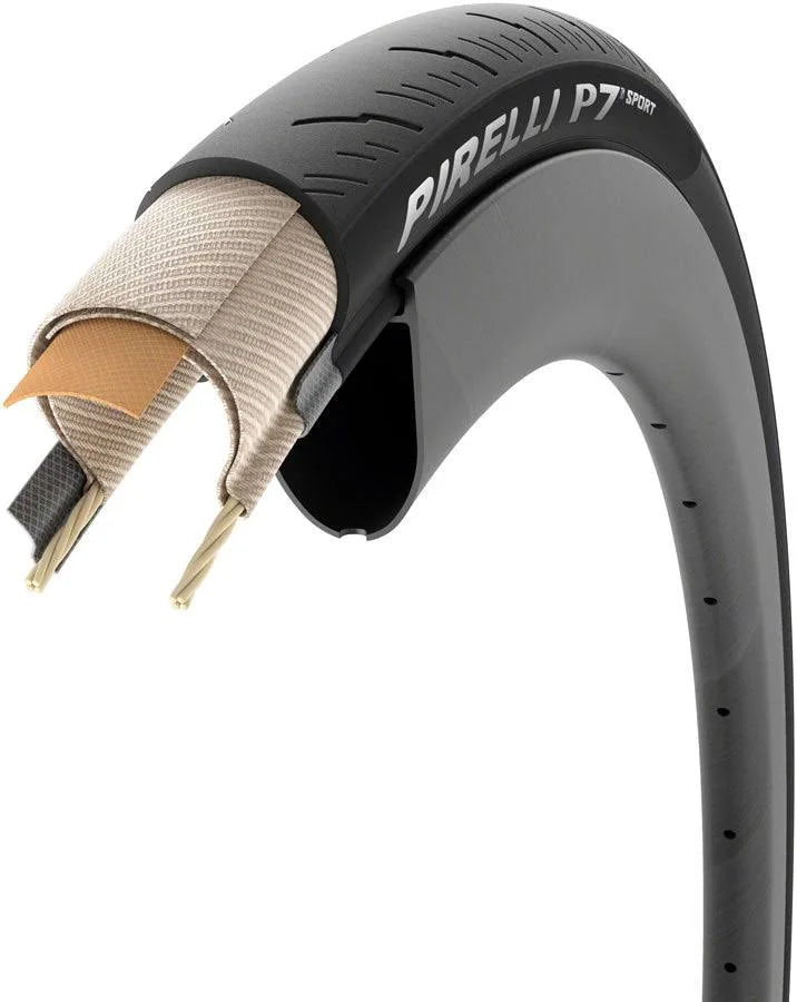 Neumatico Pirelli P7 Sport 700x28c Techbelt 60 tpi