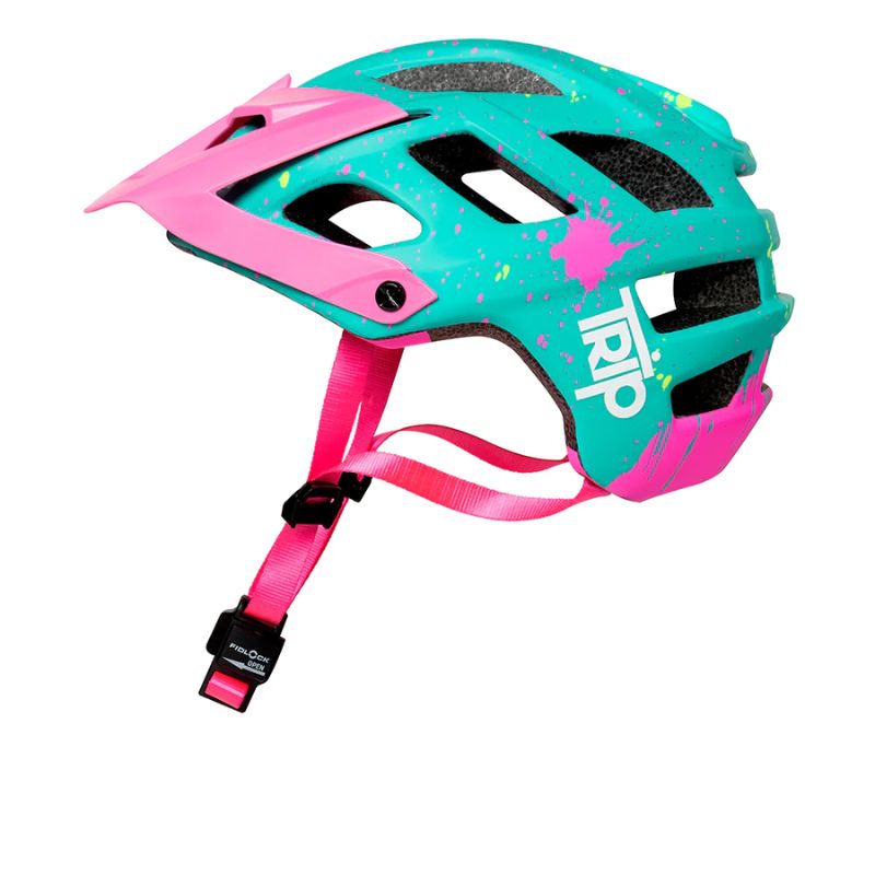 Casco de Ciclismo Trip Blue Pink Talla S/M (55-58cm)
