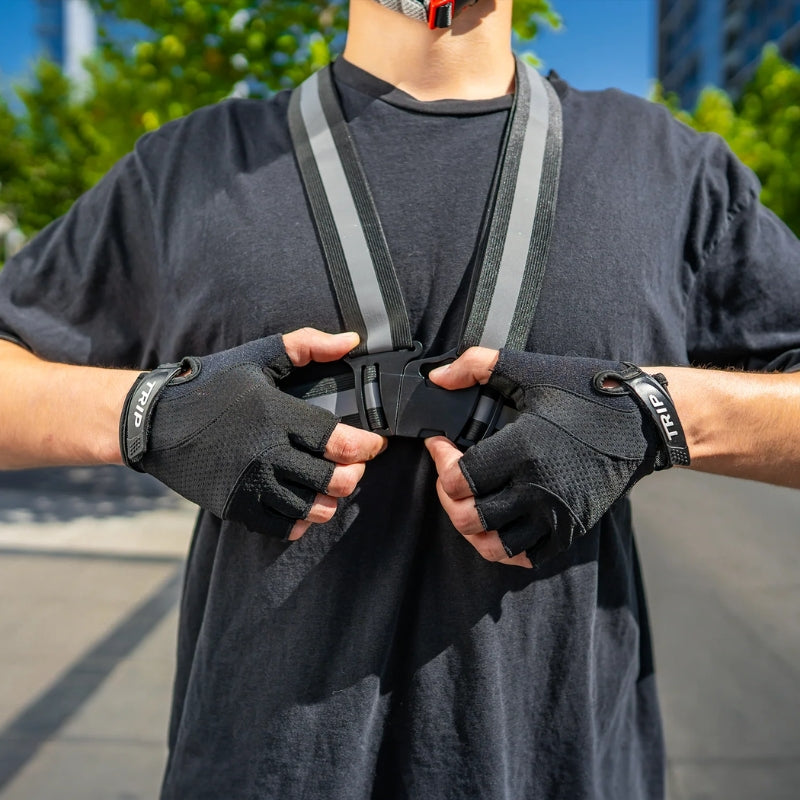 Guantes Cortos Trip Negro Talla L