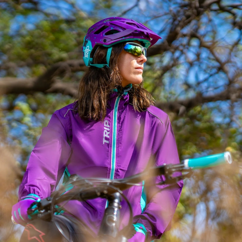 Cortaviento Trip Purple / Blue Talla L