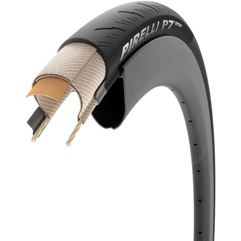 Neumatico Pirelli P7 Sport 700x32c Techbelt 60 tpi
