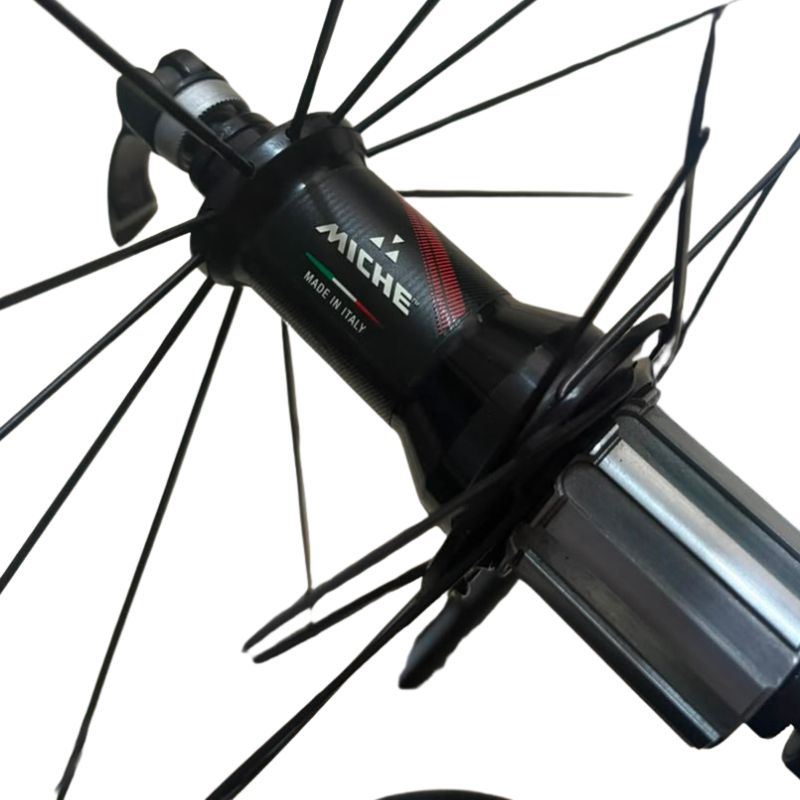 Ruedas Miche Race Pro Light Freno Herradura 700c 7 a 12 Vel
