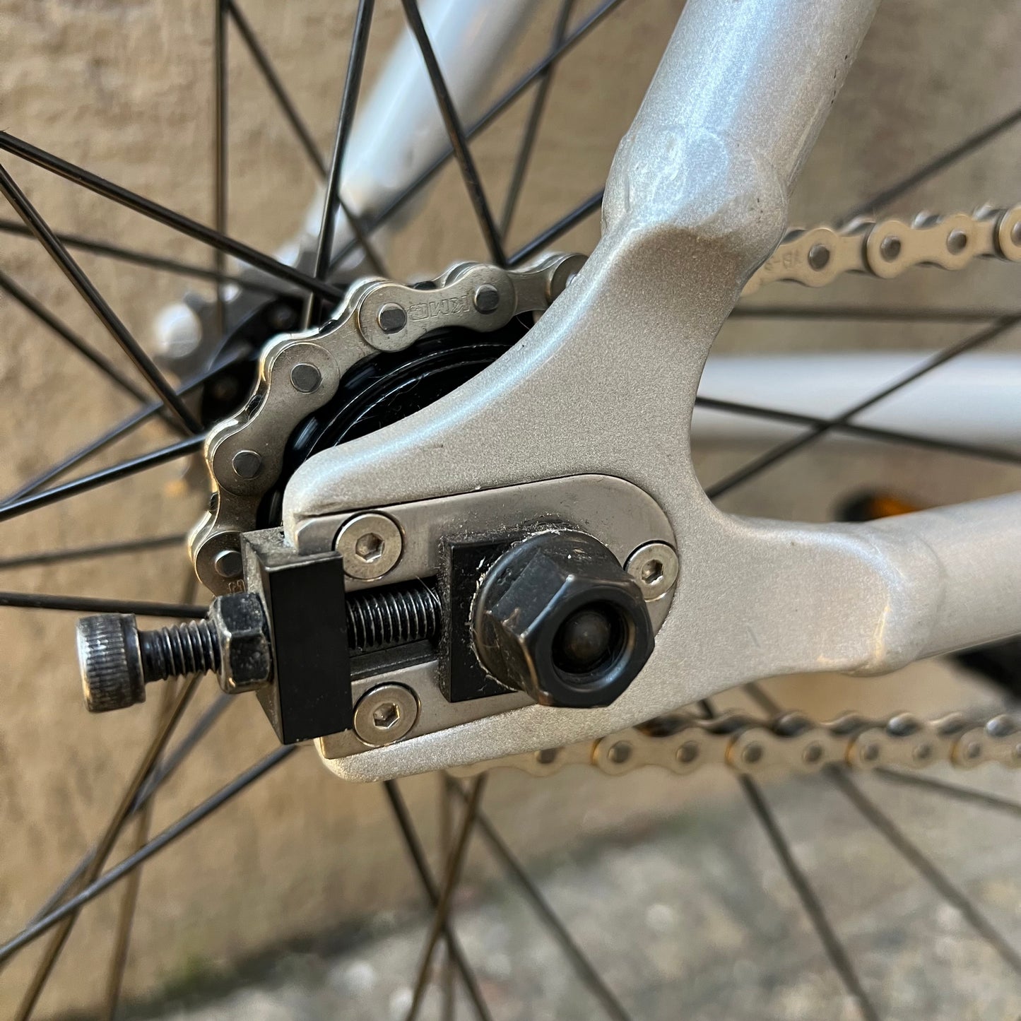 Bicicleta Urbana Aluminio Plateada