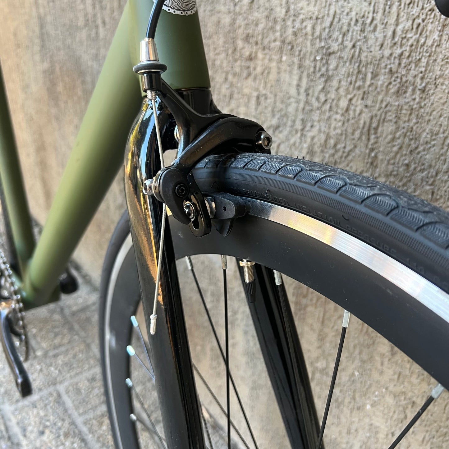 Bicicleta Urbana Aluminio verde