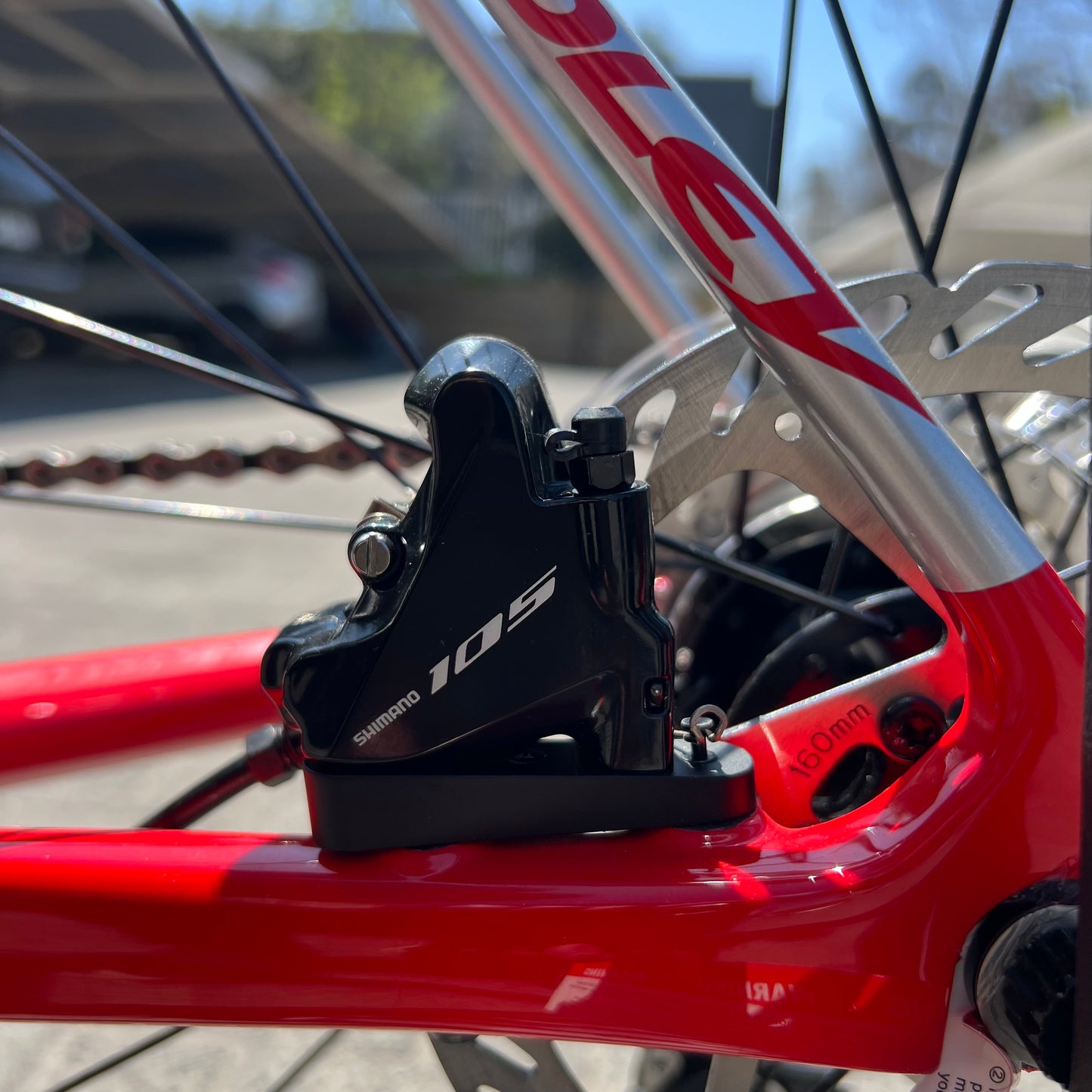 Bicicleta Ruta Ridley Fenix Sl Carbon Disco Shimano 105 Hidraulico Talla S