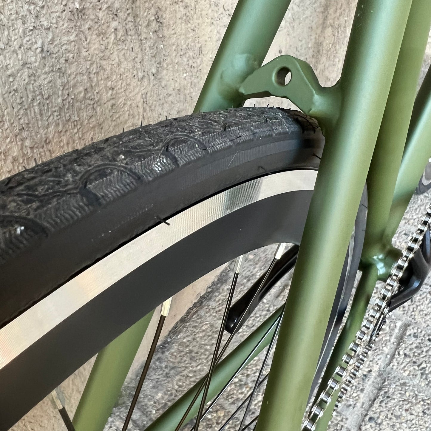 Bicicleta Urbana Aluminio verde