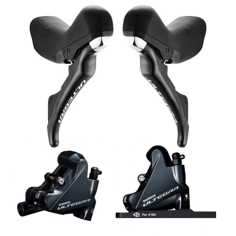 Juego Manillas Hidráulicas Shimano Ultegra 2x11 Con Calipers