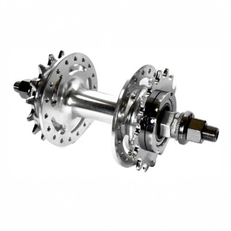 Maza Trasera Novatec Track A166SBTA Silver 36 Hoyos