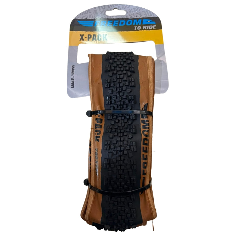Neumático Freedom Gravel X-Pack 700x38c Café
