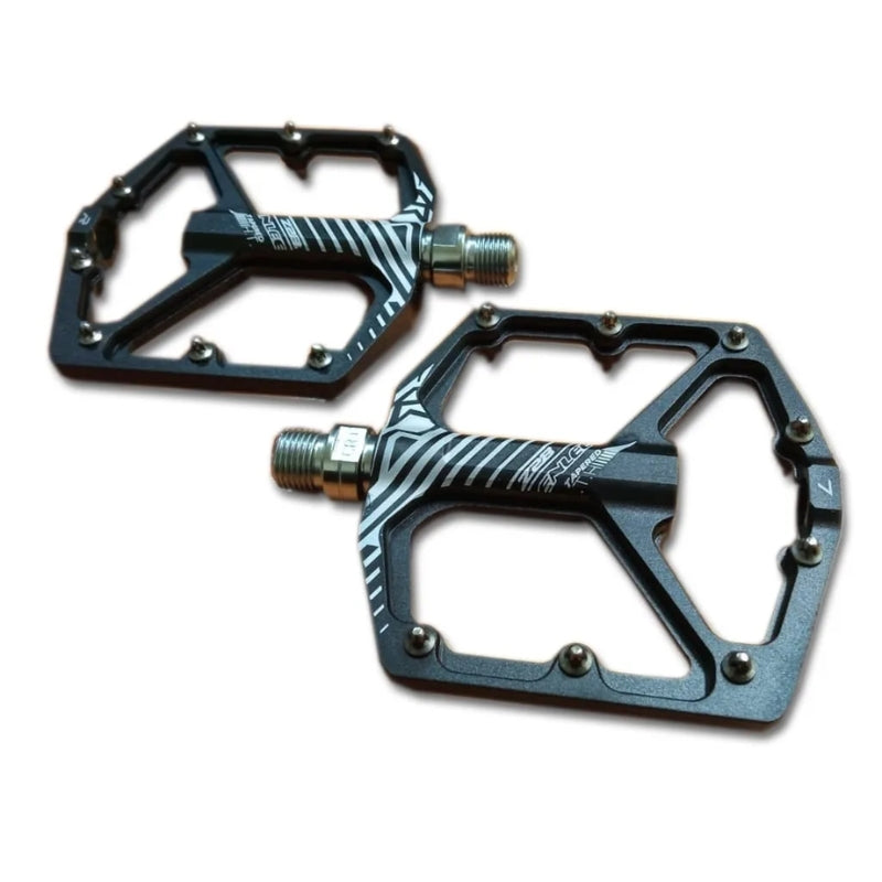 Pedales Aluminio Enlee Flat Negro