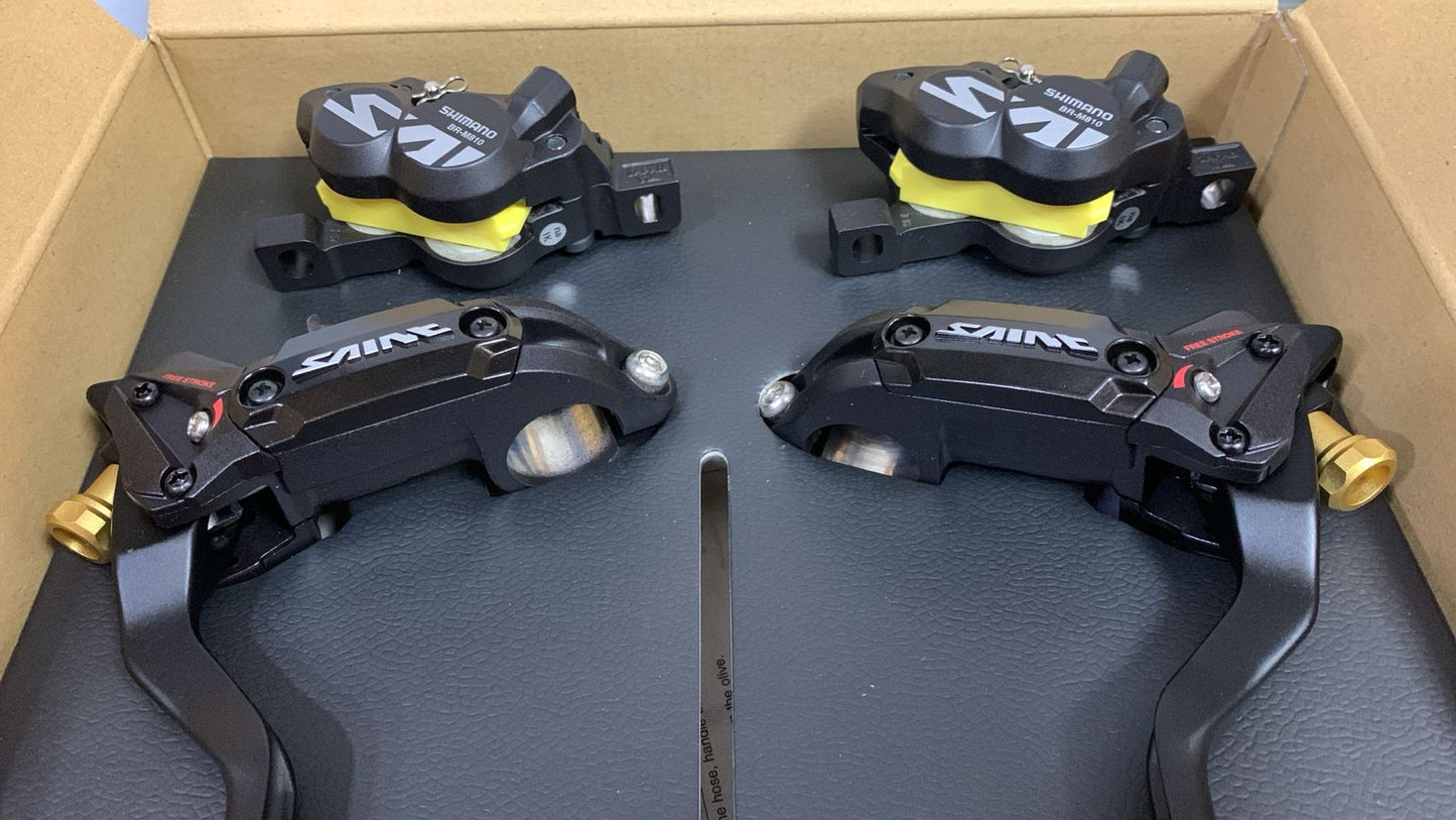 Frenos 4 pistones shimano Saint 810