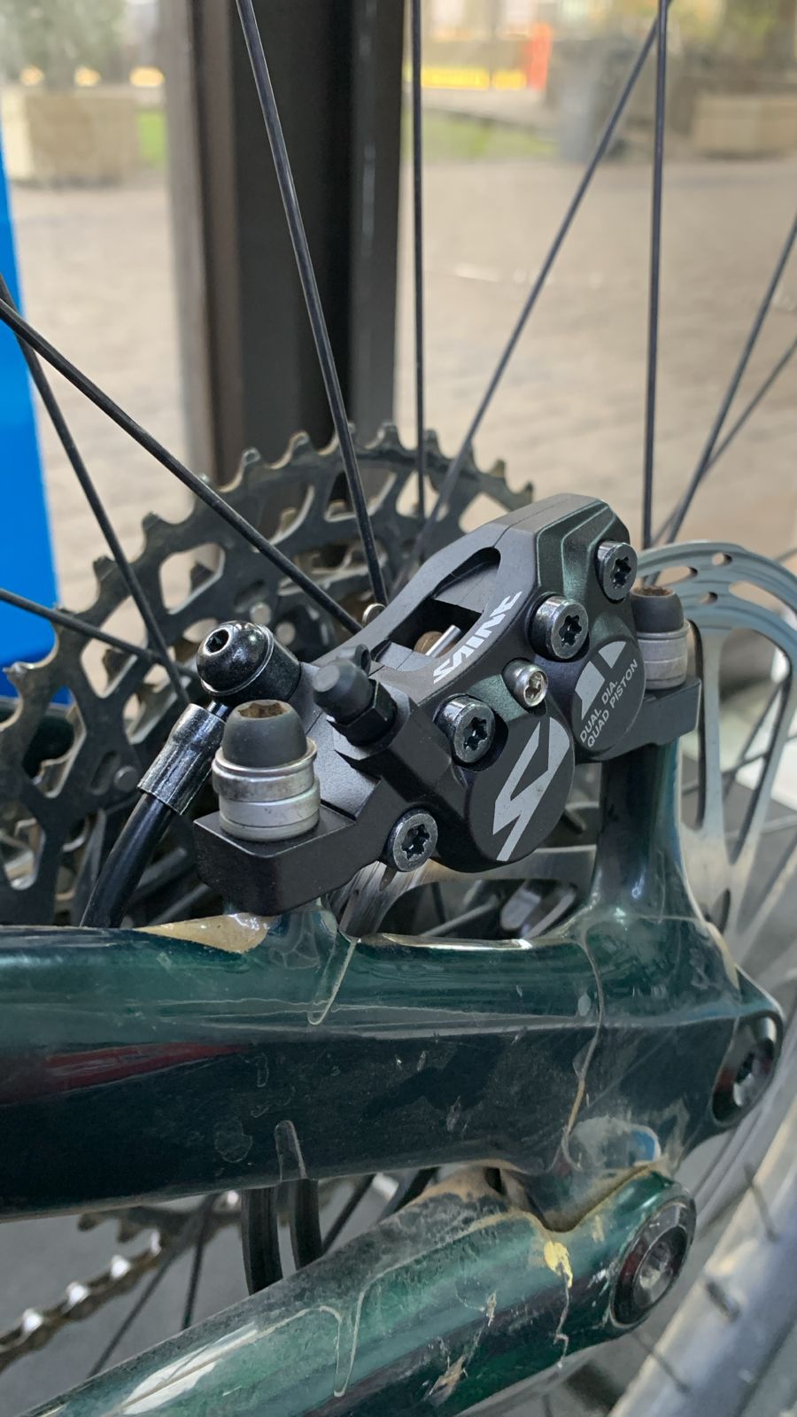 Frenos 4 pistones shimano Saint 810