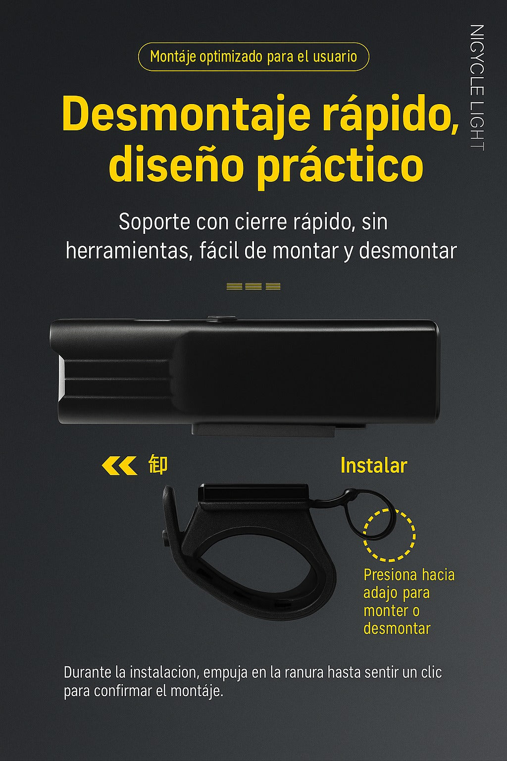 Foco luz frontal 1800 lm